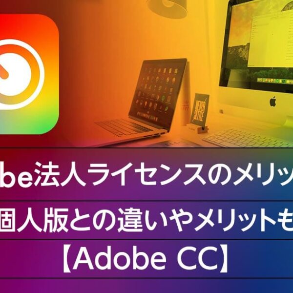 Adobe法人版のメリットとは？個人版との違いや選び方についても解説