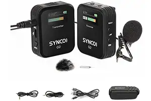 SYNCO ワイヤレスピンマイク G2(A1)